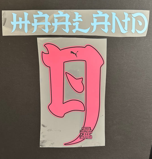 Haaland #9 Manchester City 2023 Asia Tour Japan Away Nameset for Football Shirt