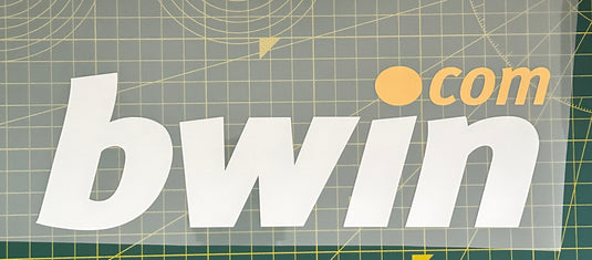 bwin.com sponsor replacement logo patch for football shirt (wht/yel)