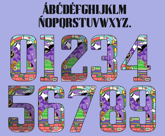 REAL MADRID 2022 2023 PRE SEASON NAMESET FOR FOOTBALL SHIRT