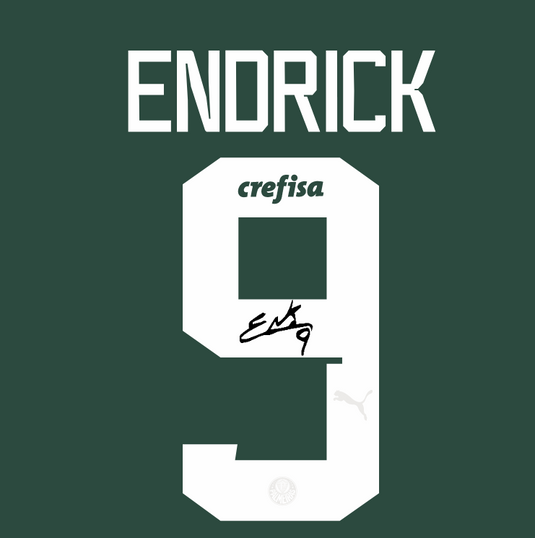Endrick Palmeiras Digitally Signed Nameset