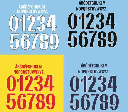 WSL 2025-2026 Nameset for Football Shirt Any Name & Number Women's Super League