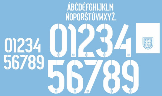 England Lionesses 2023 Away KIDS Nameset for Football Shirt