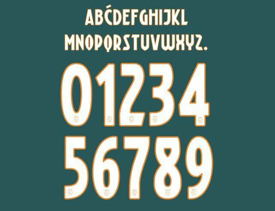 AJAX 2019 2020 AWAY FOOTBALL SHIRT NAMESET