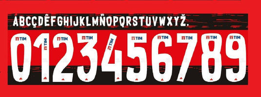 Flamengo 2019-2020 Home Football Nameset for shirt Any Name & Number