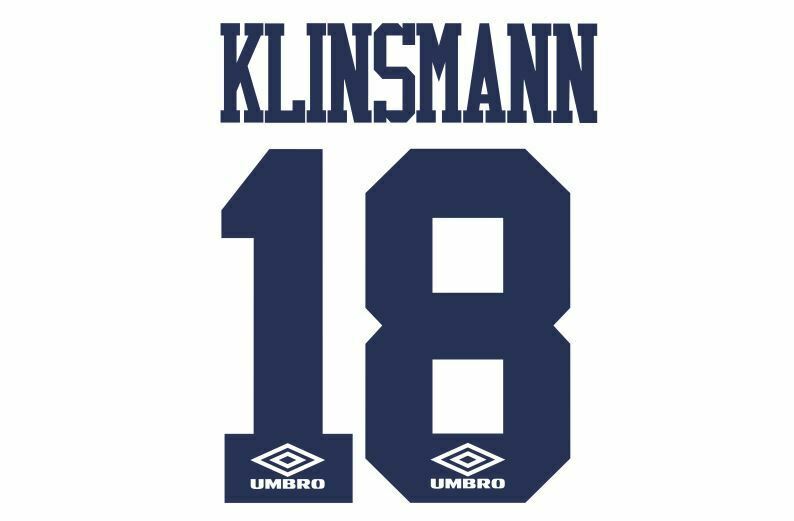 Klinsmann #18 1994-1995 Tottenham Hotspur Spurs Home Football
