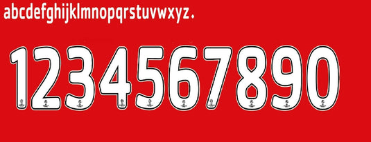 arsenal chelsea champions league nameset football shirt 2008 2009