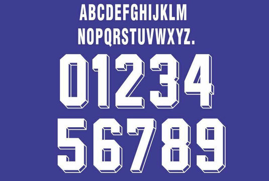 Fiorentina 1997-2000 Home Football Nameset for shirt Choose Any Name & 2 Numbers