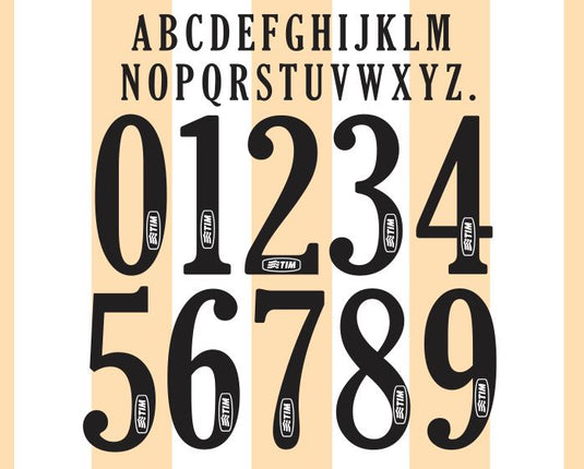 Corinthians 2010 Centenary Football Nameset for shirt Choose Name and Number