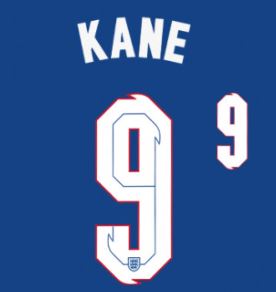 kane england away euro 2020 2021 nameset for football shirt