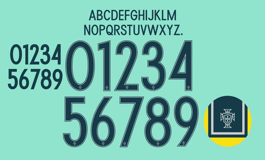 Portugal Euro 2016 Away Football Nameset for shirt Any Name & Number