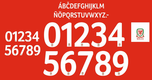 wales 2011 2012 nameset football shirt