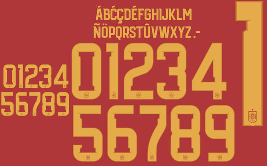 Spain 2026 Any Name and Number Home nameset 10 letters/ 2 numbers