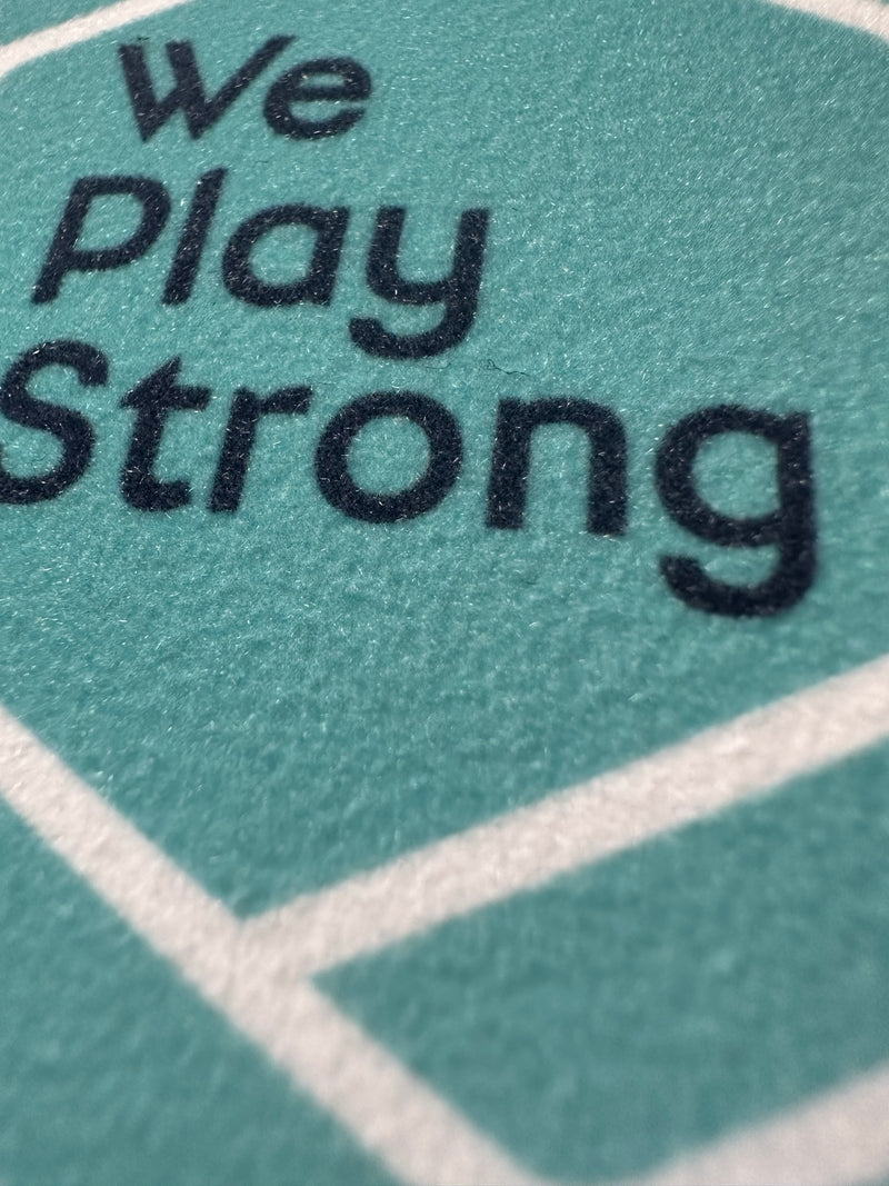 Cargue la imagen en el visor de la galería, We Play Strong Flock Sleeve Patch Women's Champions League and Euro 2022 for Football Shirt
