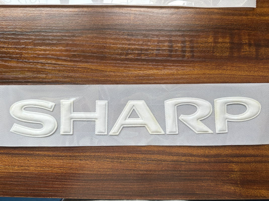 sharp 3d flock sponsor replacement patch for manchester united treble shirt