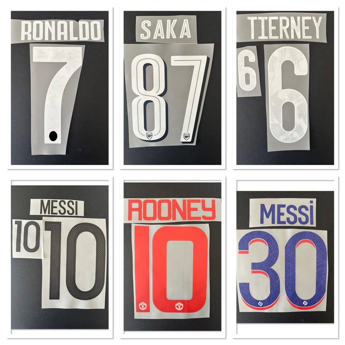 CUSTOM 6 X NAMESETS