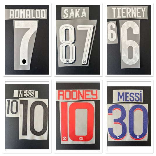 CUSTOM 6 X NAMESETS