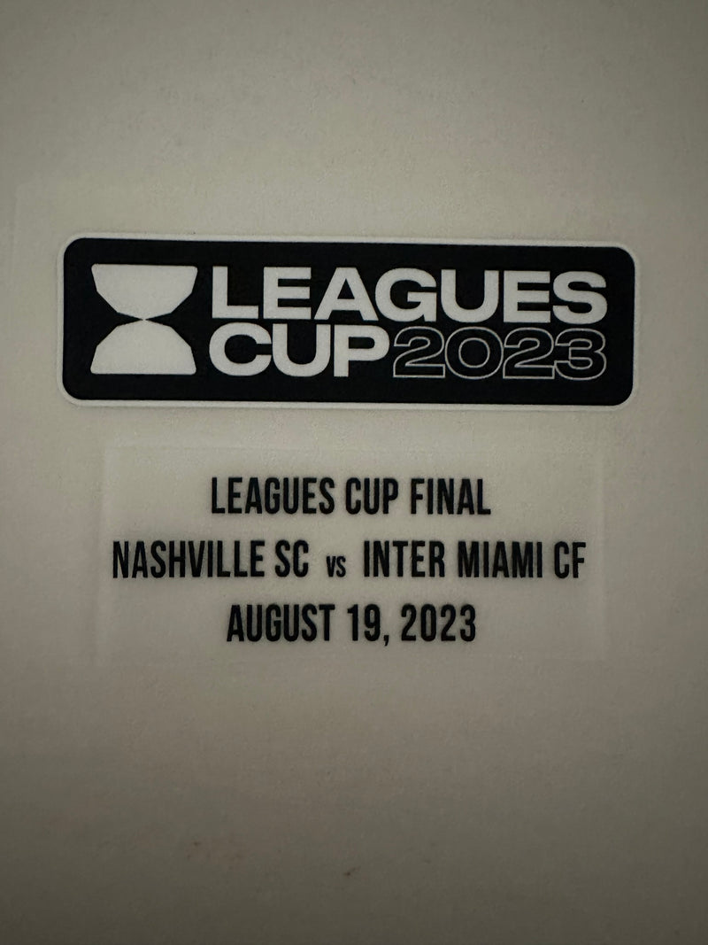 Load image into Gallery viewer, Leagues Cup 2023 Match Details August 19 2023 for Inter Miami Football Shirt
