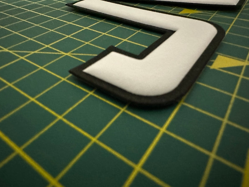 Arsenal 3D JVC Replacement Sponsor Patch for Football Shirt Repair Whi ...