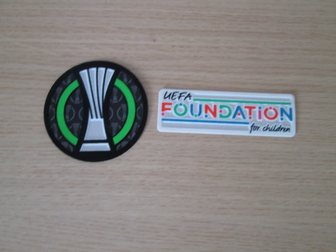 2024-2025 Europa Conference League patch player size Iron On Foundation patch