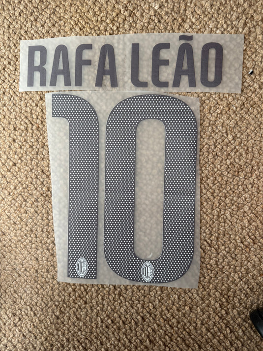 Rafa Leao Ac Milan Nameset for Football Shirt (Clearance)