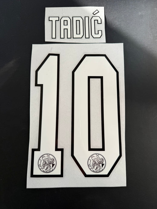 Tadic Ajax home for Football Shirt Nameset (Clearance)