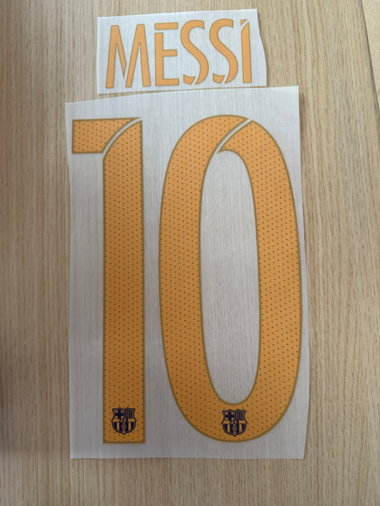 Messi 2011-2012 Barcelona Home Nameset for Football Shirt (Clearance)