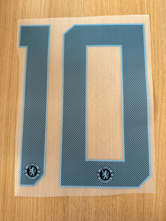 Number 10 camo chelsea nameset for football shirt (Clearance)
