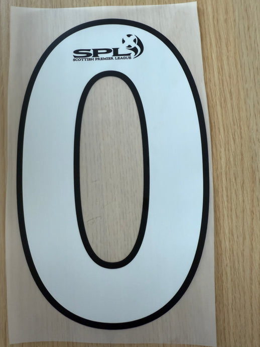 SPL 0 number for football shirt (clearance)