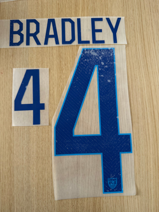 Bradley 4 Home USA Nameset Football Shirt (Clearance)