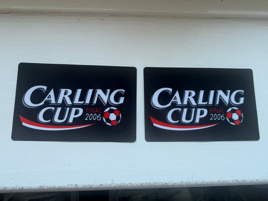 Carling Cup Final 2006 Sleeve Patch Wigan vs Manchester United