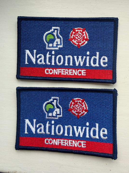 Nationwide Conference 1996-1999 Football Patch Set Embroidery