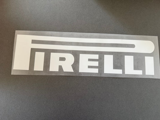 PIRELLI White DTF SPONSOR REPLACEMENT