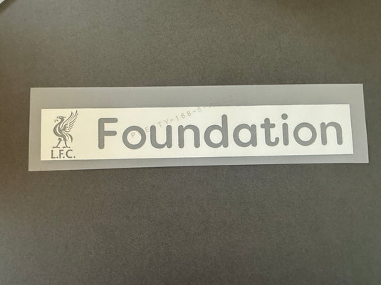 Liverpool Foundation rear patch for football shirt replacement