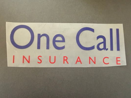 One Call Insurance Sponsor replacement for ADULT Doncaster Rovers Football Shirt