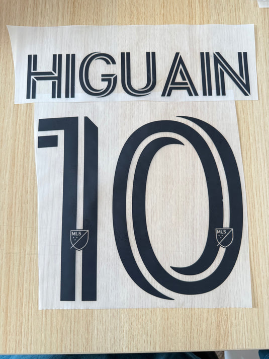 Higuain 10 Inter Miami Home 2021-2022 Football Shirt Nameset (Clearance)
