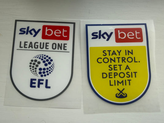 Sky Bet League one 2020-2021 Sleeve Patch Badge Set