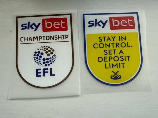 Sky Bet Championship 2020-2021 Sleeve Patch Badge Set
