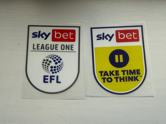 Sky Bet League One 2022-2027 Sleeve Patch Badge Set
