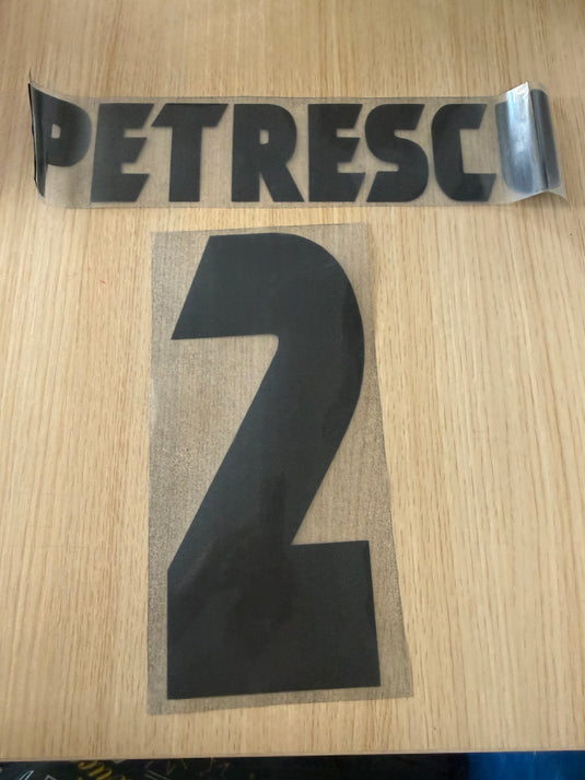 Petrescu 2 99-00 Chelsea Away cup Football Shirt Nameset (Clearance)