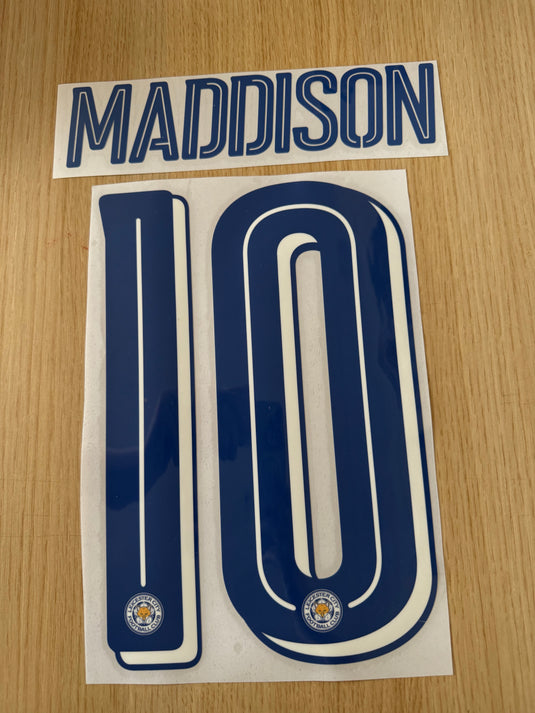Maddison Leicester Cup Away Football Shirt Nameset (Clearance)