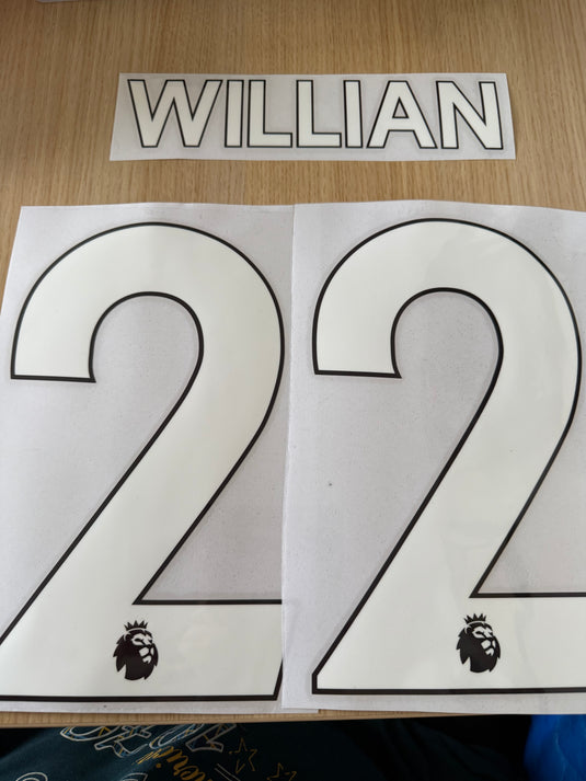 Willian Chelsea Fulham Home Football Shirt Nameset (Clearance)