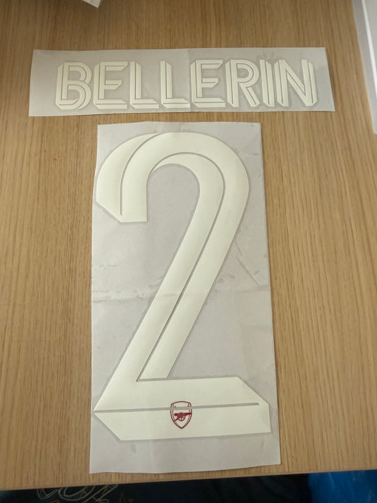 Bellerin 2 Arsenal Home Football Shirt Nameset (Clearance)