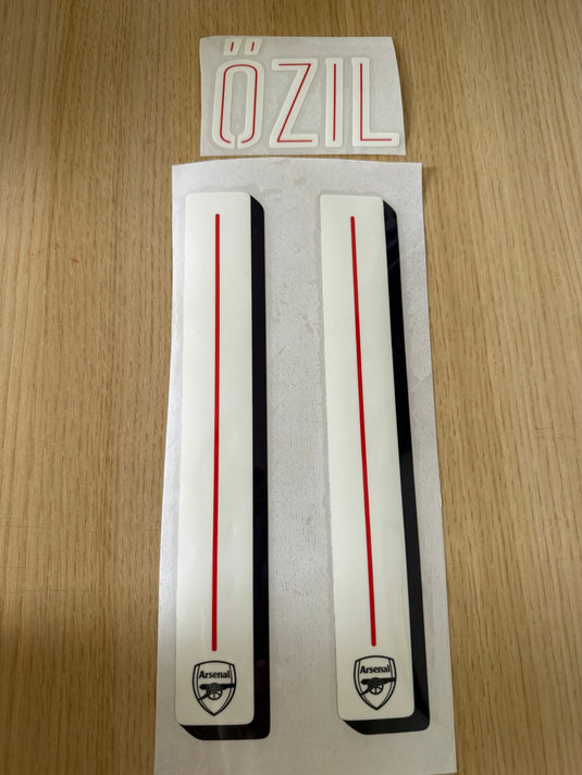 Ozil 11 Arsenal CL  Football Shirt Nameset (Clearance)