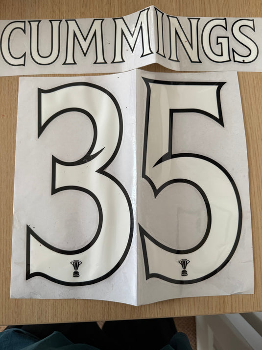 Cummings 35 Celtic Spl Football Shirt Nameset (Clearance)