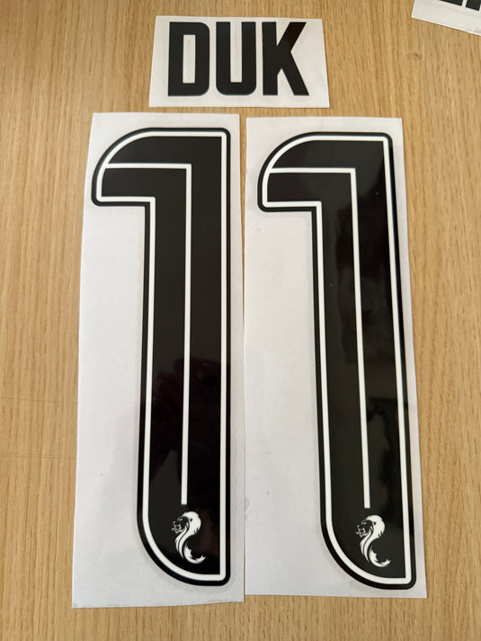 Duk 11 Aberdeen SPL Football Shirt Nameset (Clearance)