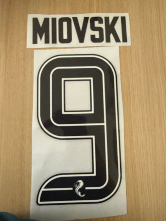 Miovski 9 Aberdeen Away SPL Football Shirt Nameset (Clearance)