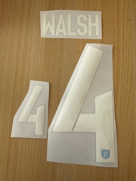 Walsh 4 Away England Lioness Football Shirt Nameset (Clearance)