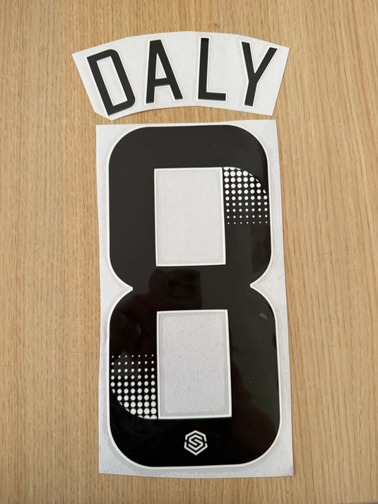 Daly 8 WSL Aston Villa Football Shirt Nameset (Clearance)