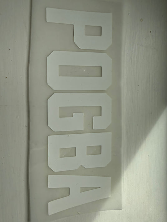 Bundle of nameset /number Pogba 6  Football Shirt Nameset (Clearance)