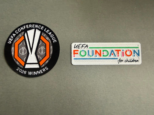 Europa 2026 Conference Winner Crystal Palace sleeve Patch Badge Football Soccer set